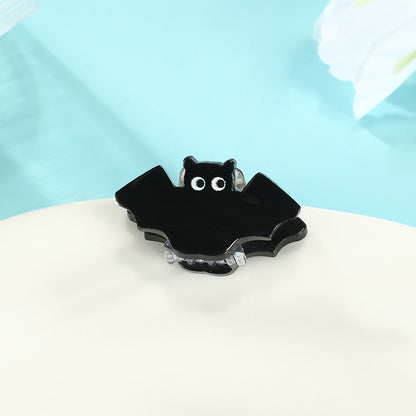 10-Piece Halloween Mini Hair Claw Clip Set – Assorted Spooky Designs