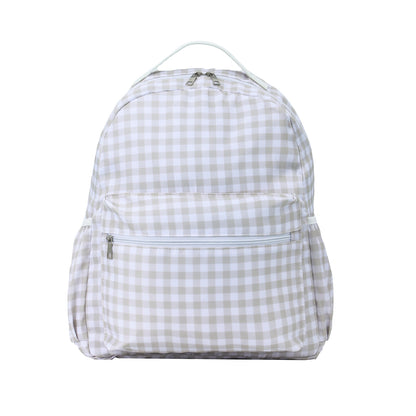 Large Capacity Plaid Lace Student Backpack For School
