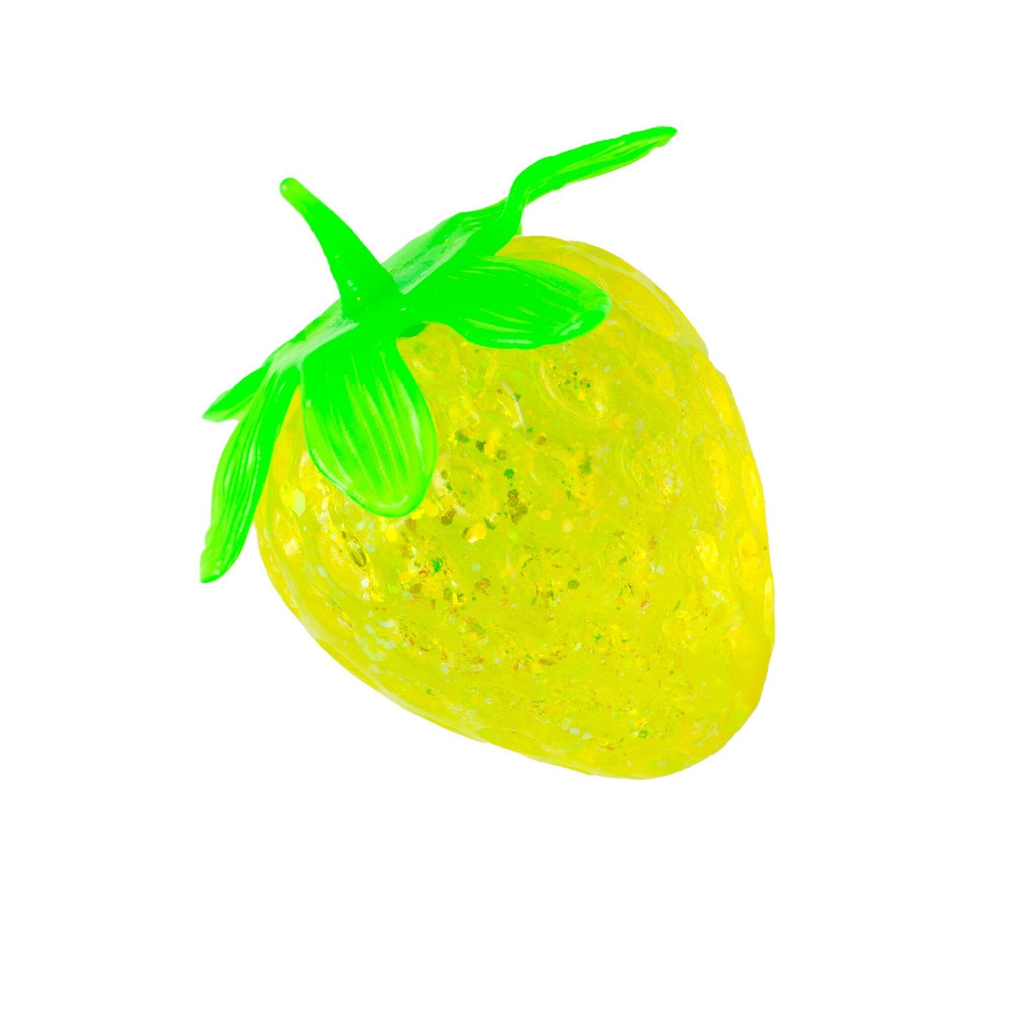 Glitter Strawberry Maltose Squishy Stress Toy | Jelly Sensory Fidget Toy | Slow Stretch Squeeze Toy | Random Colors