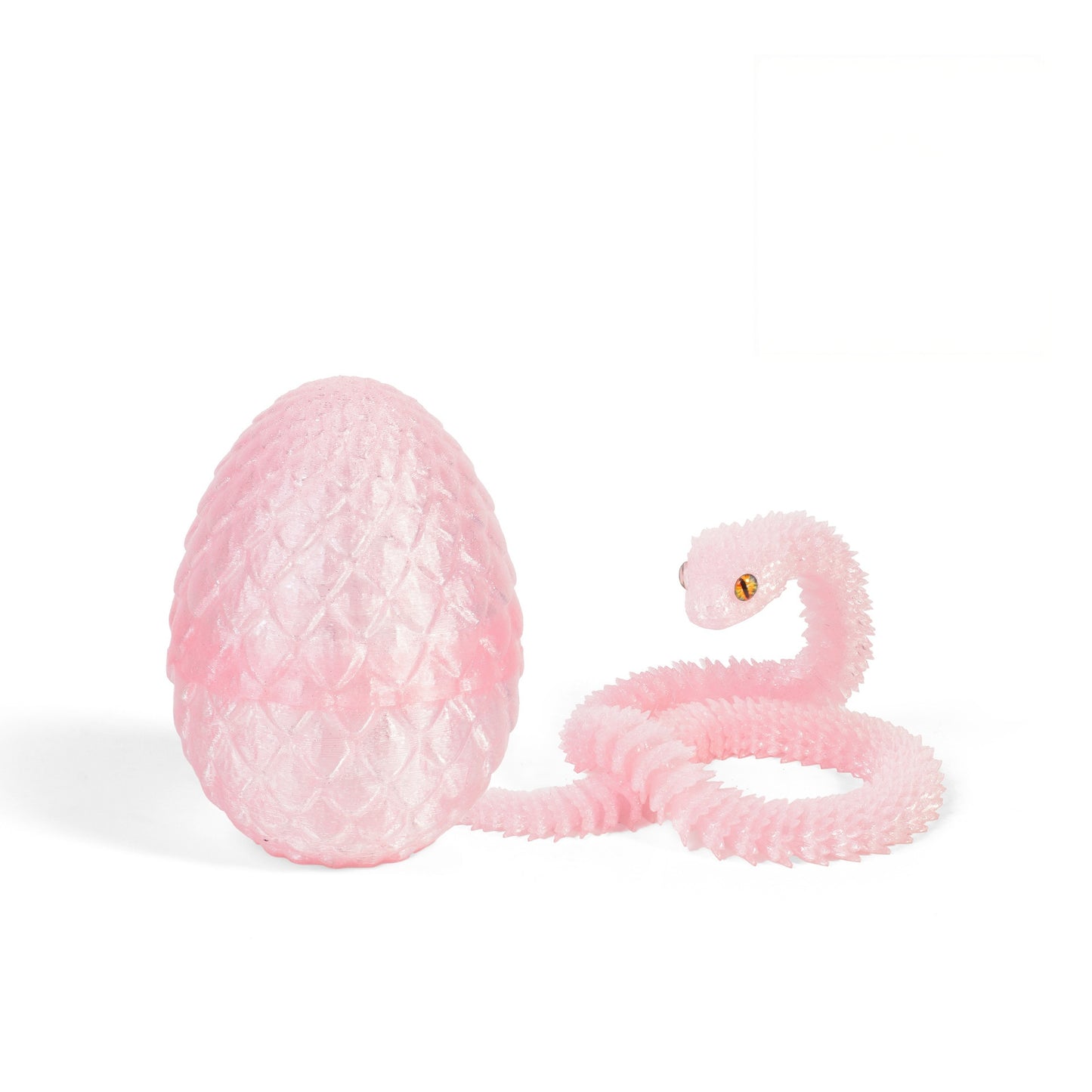 3D Printed Dragon Egg Fidget Toy with Articulated Dragon – Colorful Sensory Stress Relief Toy & Collectible Gift