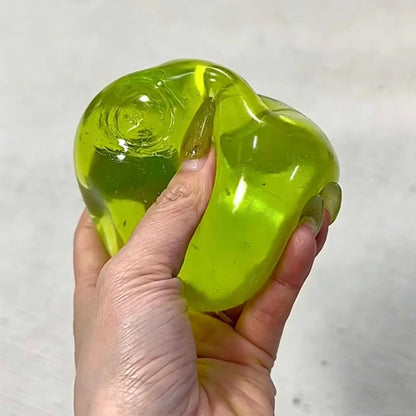 Clear Apple Squishy Soft Squeeze Stress Relief Fidget Toy