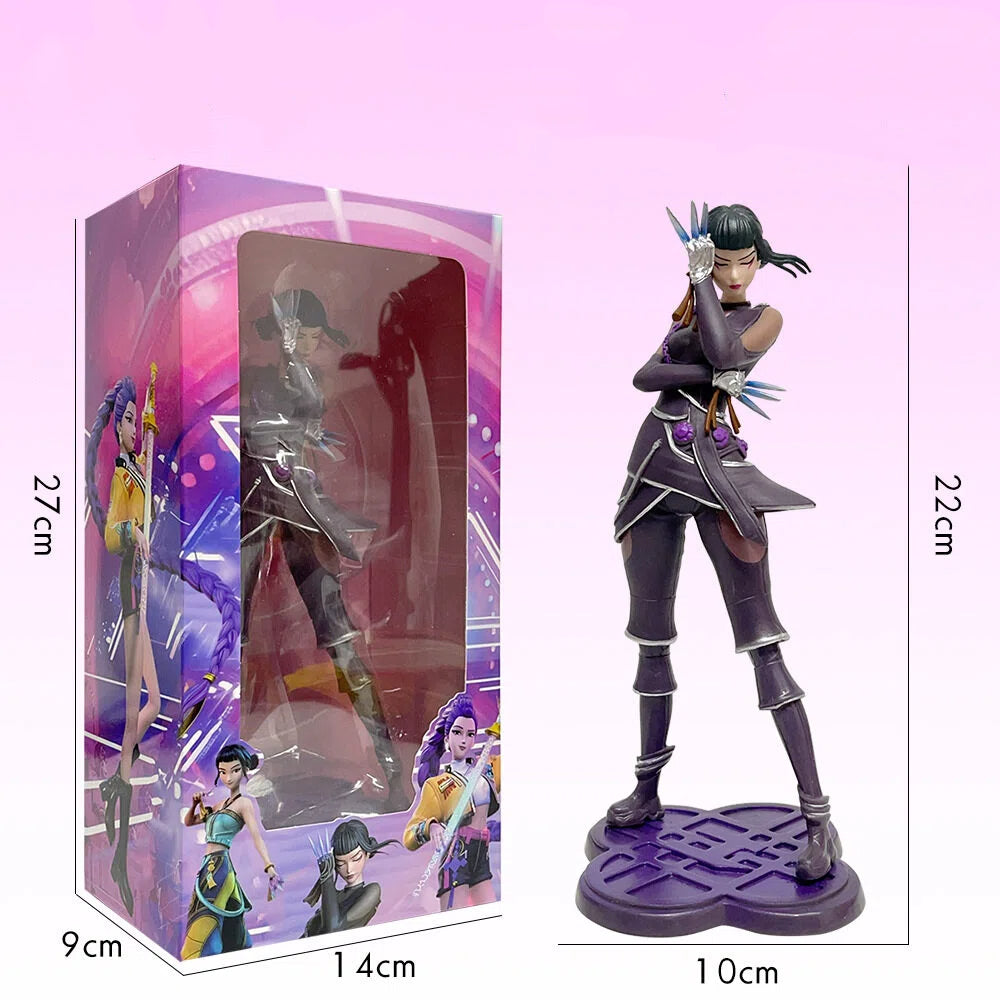 Demon Hunter Rumi Zoey Action Figure K-POP Inspired Desk Display Collectible (Blister Pack)