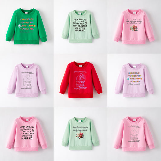 Girls Fall Winter Taylor Swift Muti-Colors Fashion Cotton Sweatshirt