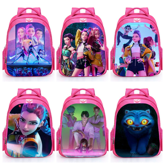 Kpop Demon Hunters Backpack – Kids & Adults, Large Capacity, Small/Medium/Large Sizes