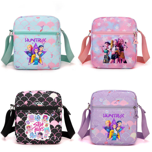 K-Pop Demon Hunters Saja Boys Print Shoulder Bag Crossbody Tote Messenger Bag