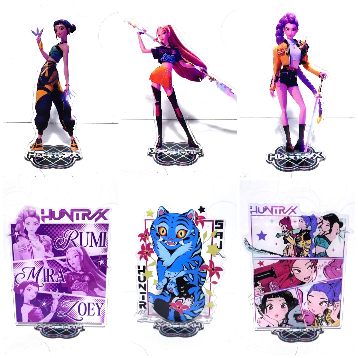 K-Pop Demon Hunters Acrylic Standee Desktop Decoration Trendy Merchandise