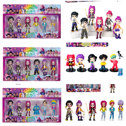 K-Pop Demon Hunters Figures Collectible Action Figure Mini Toy Ornaments Decoration