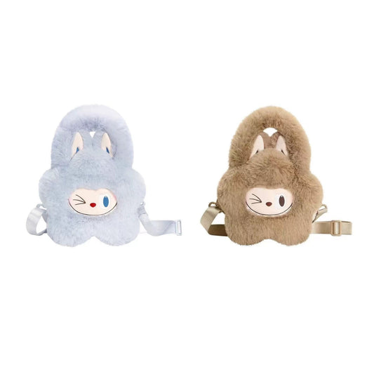 Labubu Plush Cartoon Cute Crossbody Bag Soft & Adorable Handbag Girls