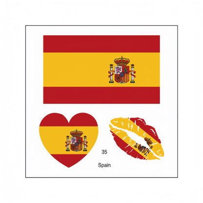 2026 World Cup Flag Temporary Tattoos Soccer Fan Face Stickers Water Transfer