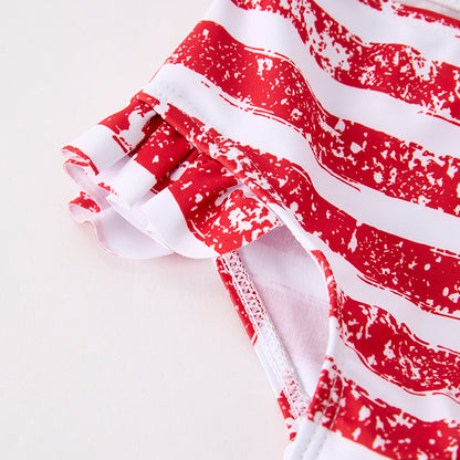 Girls 2 Pieces Summer July 4th Boutique Cute Swimsuit