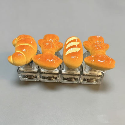 Mini Food Mechanical Key Fidget Toy – Handmade Resin Charms