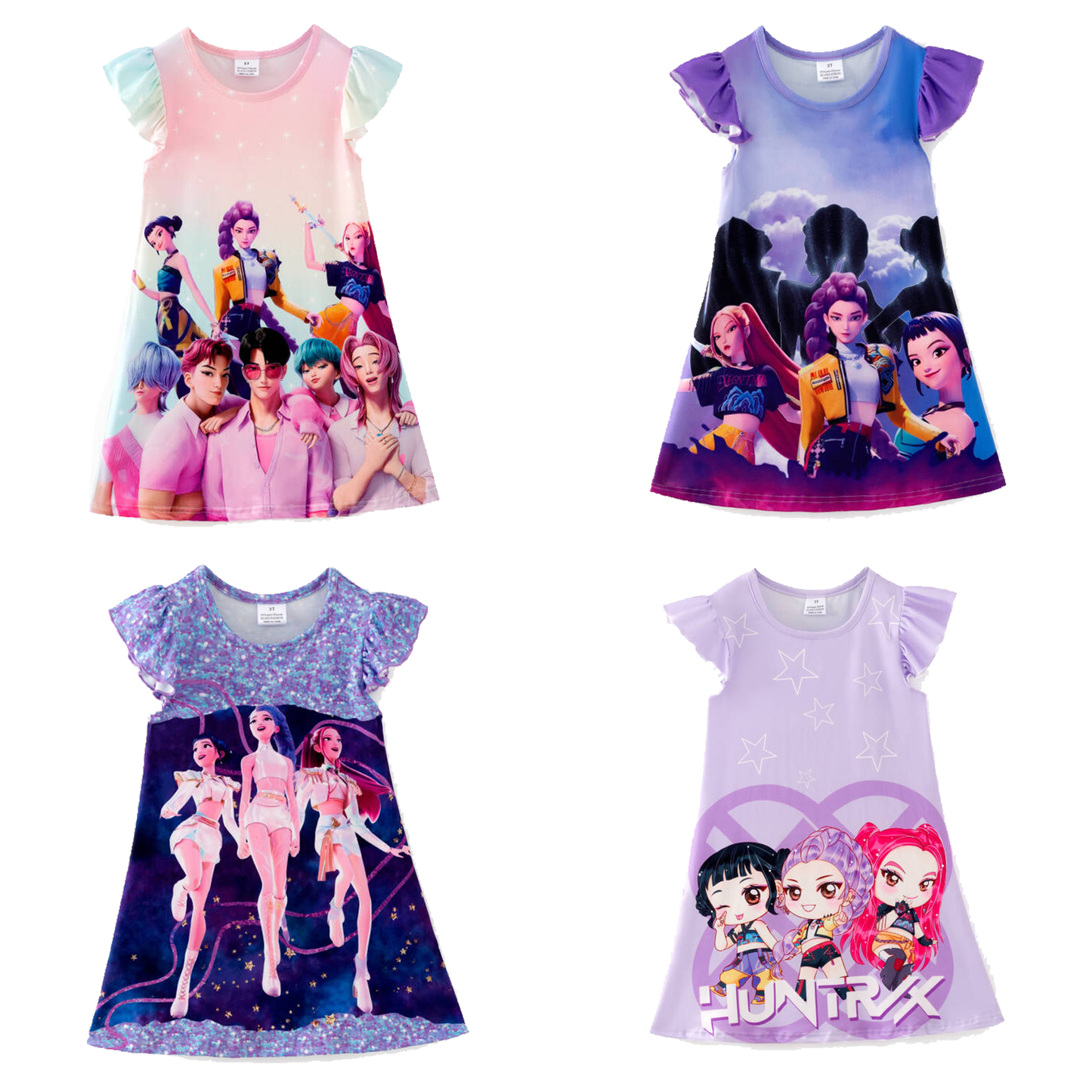 KPOP DEMON HUNTER Girls’ Nightdress Collection | New Arrival