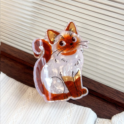Cute Animal Hair Claw Clips – Cat & Dog Hair Accessories for Women & Girls, Novelty Gift