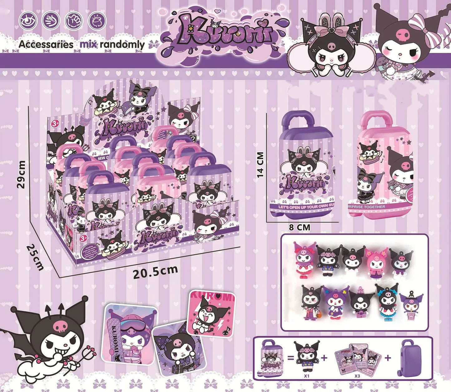 K-POP Demon Hunters Blind Box Figure Keychain Pendant Accessories Mystery Case