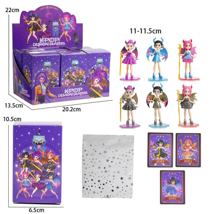 Magic K-Pop Demon Hunters Blind Box Figures 6 Styles Collectible Action Figure Mini Toy Ornaments