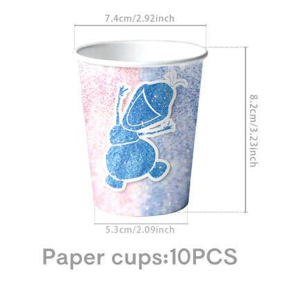 Frozen Winter Wonderland Kids Birthday Party Decorations Snowflake Balloon Garland, Banner & Party Supplies