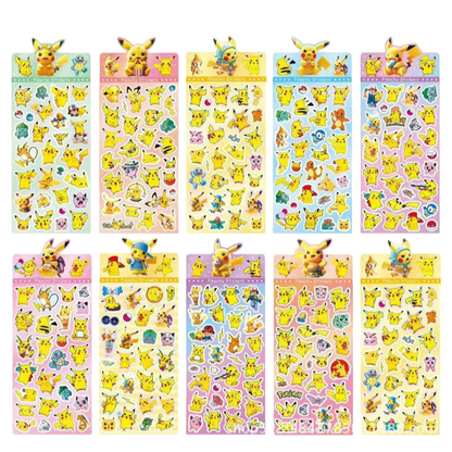 K-pop Demon Hunters Holographic Stickers Set Cartoon Designs for Journals and Scrapbooks