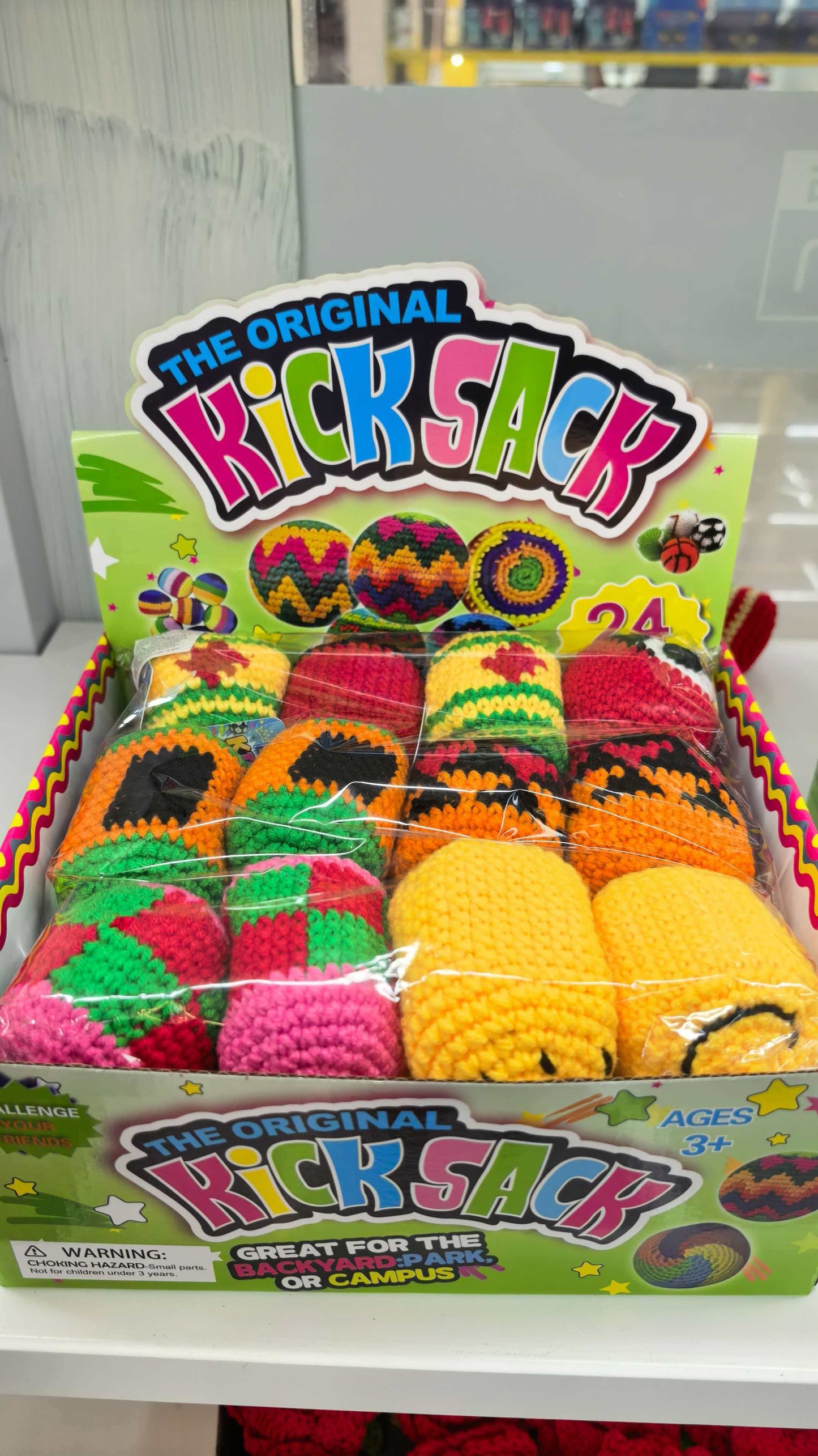 Handmade Crochet Stress Balls Set – Knitted Fidget Balls (24pcs Display Box, Assorted Colors)