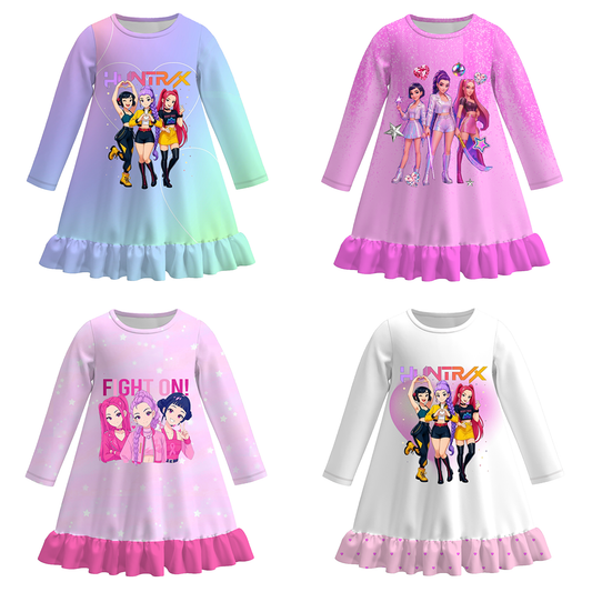 KPOP DEMON HUNTER Girls’ Nightdress Pajamas Collection