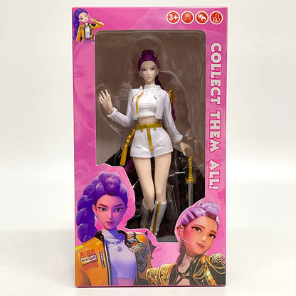 Demon Hunter Rumi Action Figure K-POP Inspired Desk Display Collectible (Blister Pack)