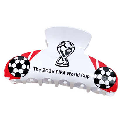2026 World Cup Women’s Hair Claw Clip Soccer Theme Shark Clip Hair Accessory