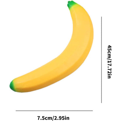 Jumbo Banana Squishy Stress Relief Toy – Super Soft Squeezable Flour-Filled Fidget Toy