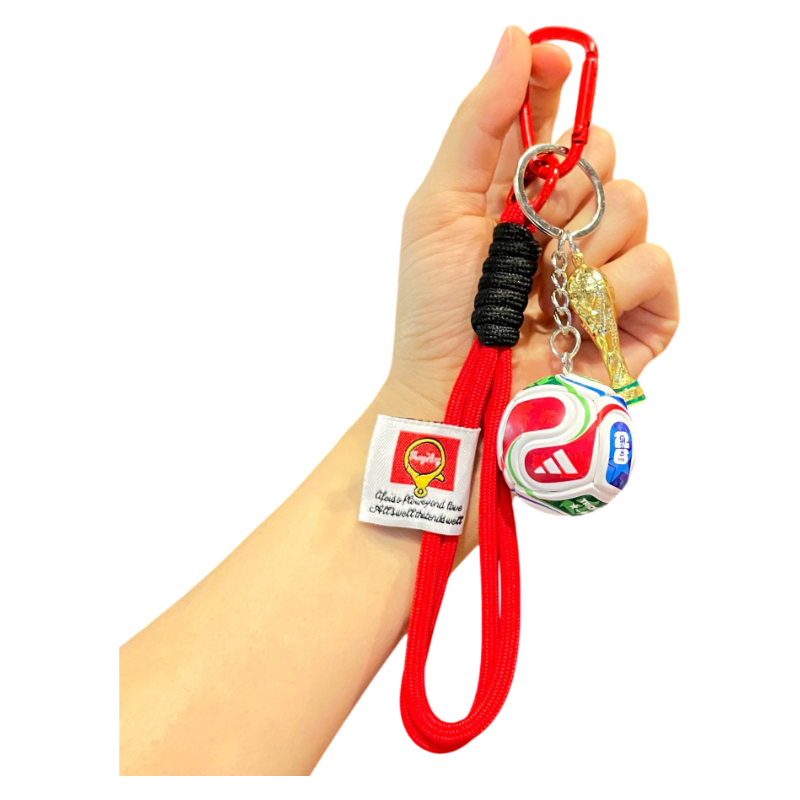 2026 World Cup Keychain Mexico USA Canada Soccer Fan Souvenir Pendant