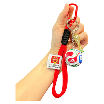 2026 World Cup Keychain Mexico USA Canada Soccer Fan Souvenir Pendant