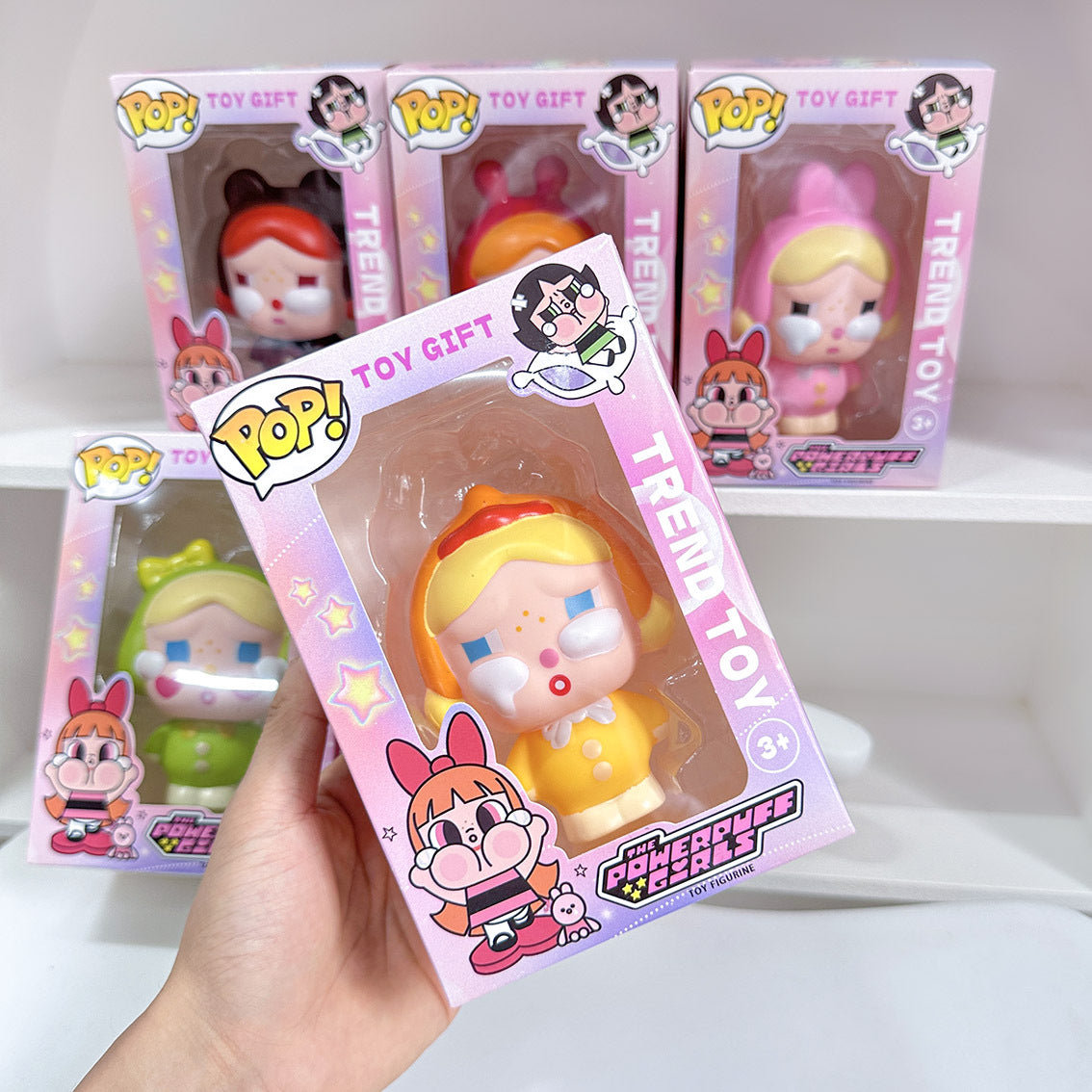 Crying Baby Style Vinyl Figure Cartoon Desktop Collectible Ornament, Random Style