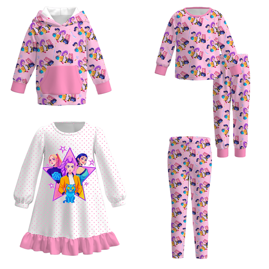 Kids Kpop Demon Hunters Themed Hot Seller Pink Collection