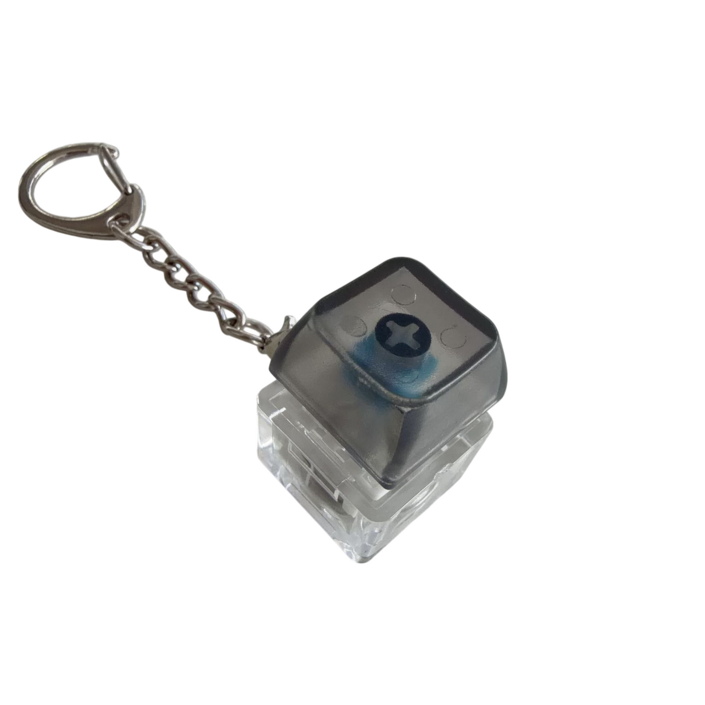 Frosted Keycap Stress Relief Keychain Keyboard-Style Pendant Charm