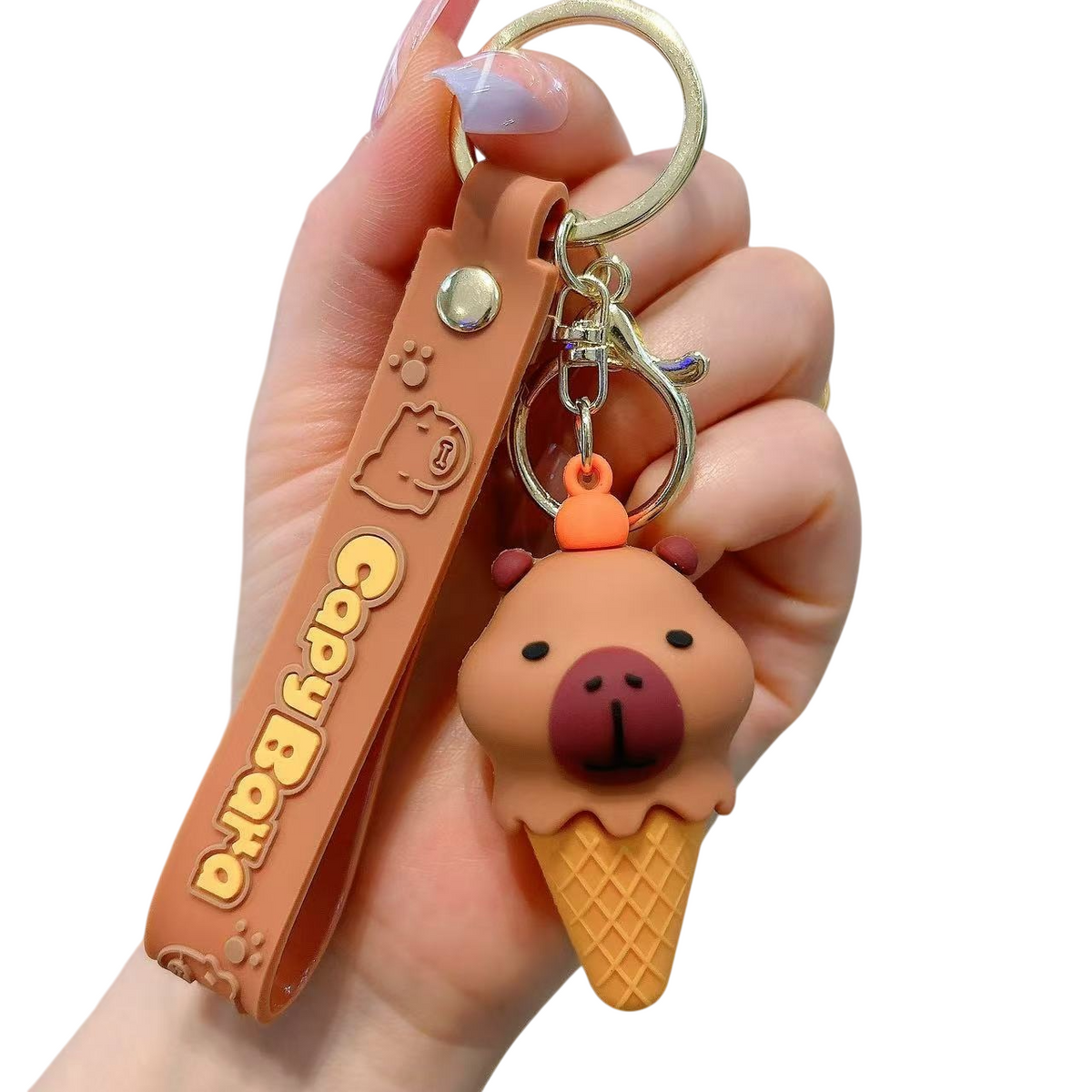 Cute Capybara Keychains – Kawaii Animal Bag Charms & Novelty Gifts