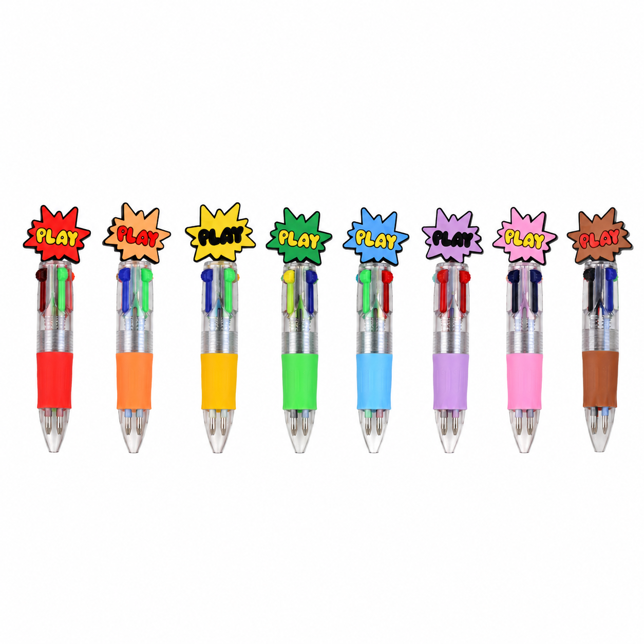 Back To School Novelty Gaming Theme Ballpoint Pen Collection Multi Ink Pens for Gift & Stationery