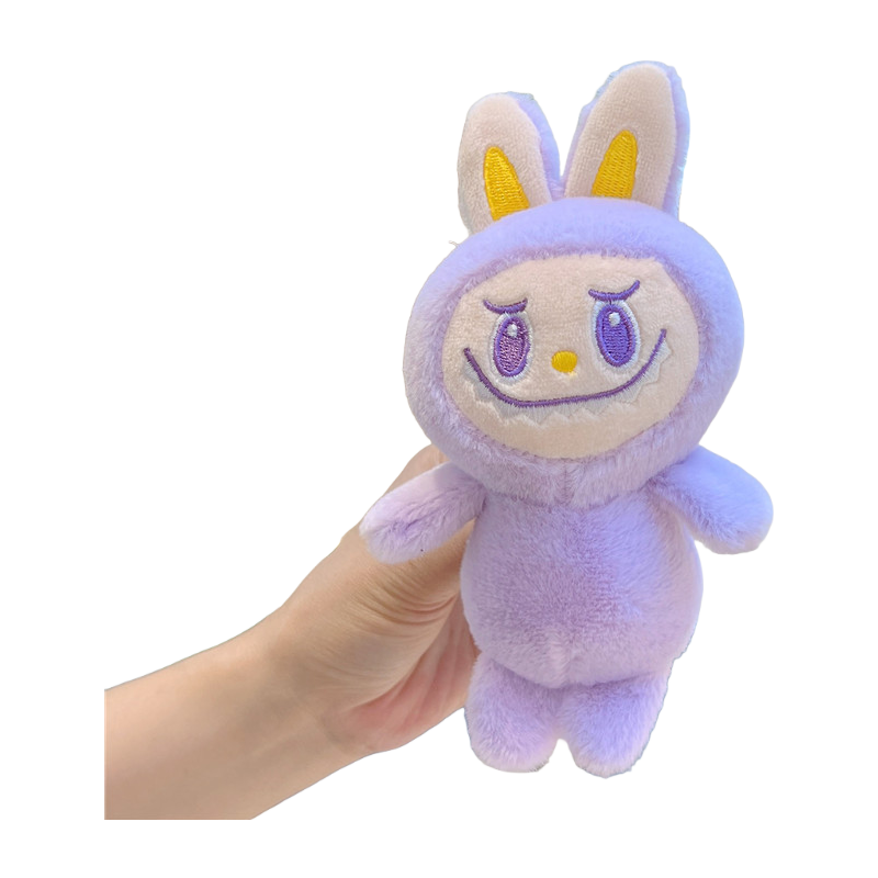 Labubu Plush Keychain – Cute Stuffed Doll Bag Charm & Universal Key Ring Accessory