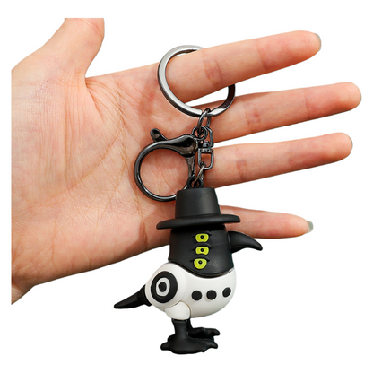 New K-Pop Demon Hunters PVC Silicone Keychain Backpack Charm Trendy Merchandise