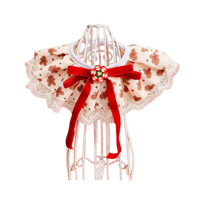 Christmas Pet Bandana – Holiday Dog and Cat Triangle Scarf, Festive Bib Neck Accessory