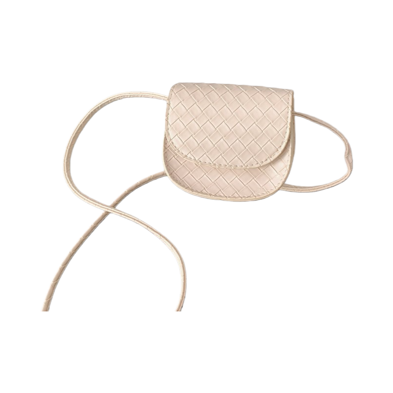 U Mini Woven Crossbody Bag | Cute Trendy Small Shoulder Bag for Kids