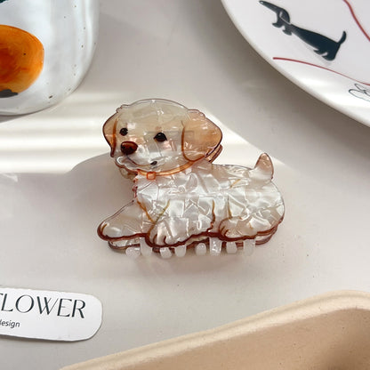 Cute Animal Hair Claw Clips – Cat & Dog Hair Accessories for Women & Girls, Novelty Gift
