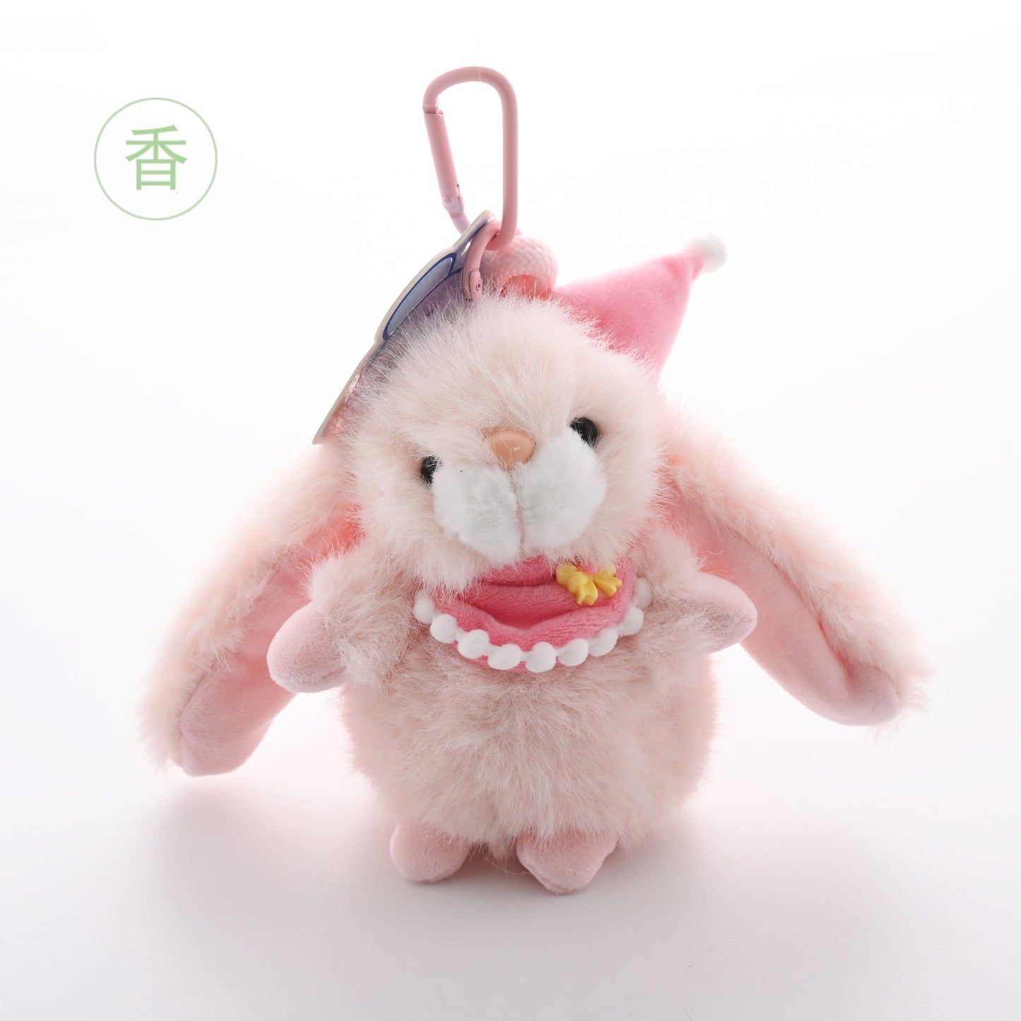 Spring Easter Fluffy Long-Eared Bunny Plush Charm