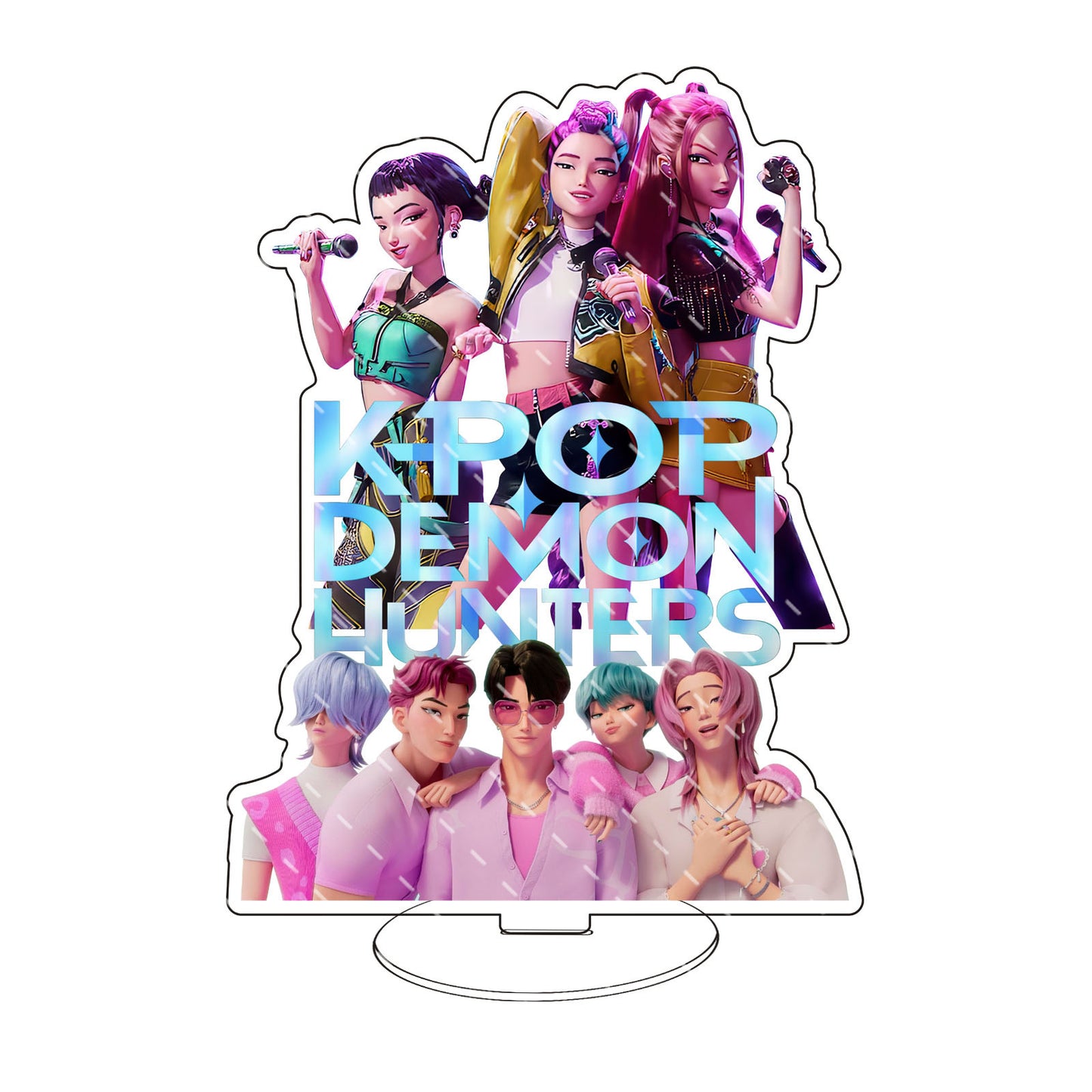 K-Pop Demon Hunters Acrylic Standee Desktop Decoration Trendy Merchandise