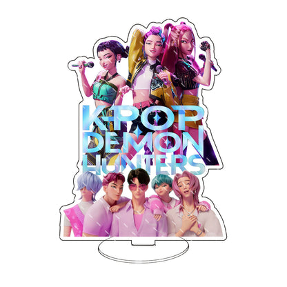 K-Pop Demon Hunters Acrylic Standee Desktop Decoration Trendy Merchandise