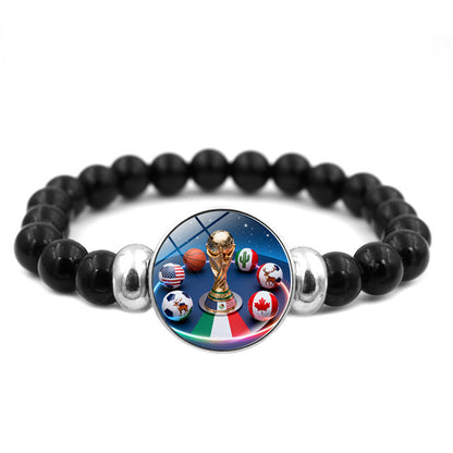 2026 FIFA World Cup Beaded Bracelet Jewelry Trendy Fan Accessory