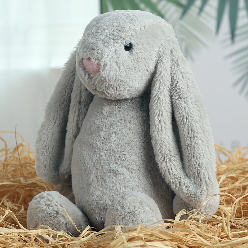Soft Plush Bunny Rabbit Toy Classic Floppy Ears Stuffed Animal, Cuddly Gift for All Ages
