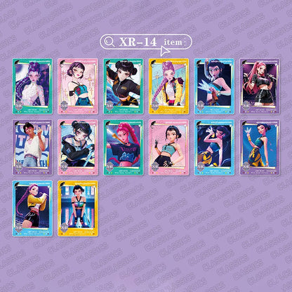 KPOP Demon Hunters Collectible Trading Cards Box Set – 30 Packs Anime Merch