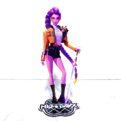 K-Pop Demon Hunters Acrylic Standee Desktop Decoration Trendy Merchandise