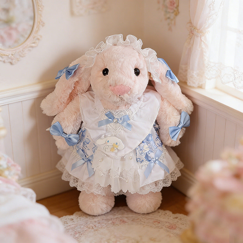 30cm (11.8 in) Bunny Doll Clothes – Lace Dresses & Cozy Outfits, Clothes Only