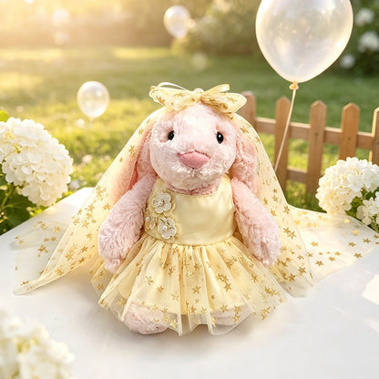 30cm (11.8 in) Bunny Doll Clothes – Lace Dresses & Cozy Outfits, Clothes Only