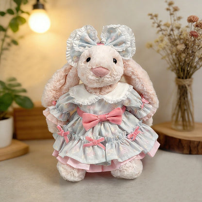 30cm (11.8 in) Bunny Doll Clothes – Lace Dresses & Cozy Outfits, Clothes Only