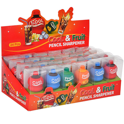 Cute Themed Pencil Sharpeners – 24-Piece Retail Display Box