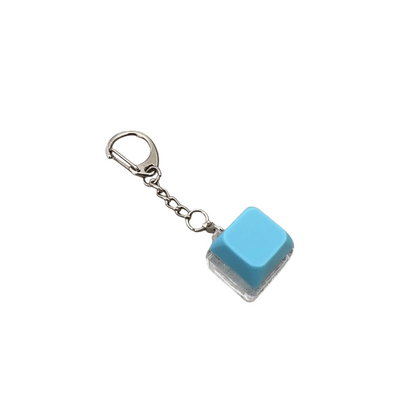Keycap Stress Relief Keychain Keyboard-Style Pendant Charm